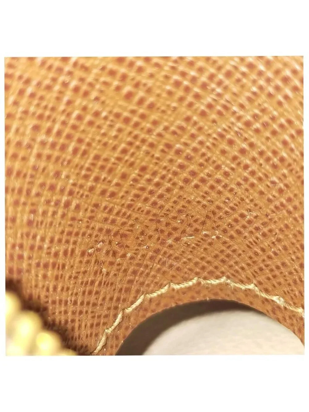 Authentic Louis Vuitton Monogram Demi Ronde Cosmetic Pouch Brown Canvas Luxury